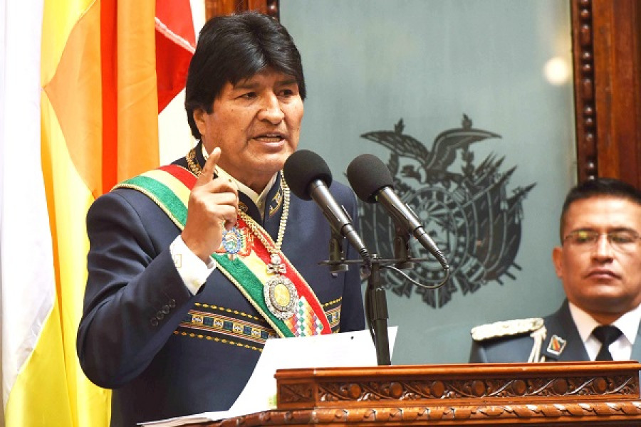 Bolivia Evo Morales 22ENE2017 ABI