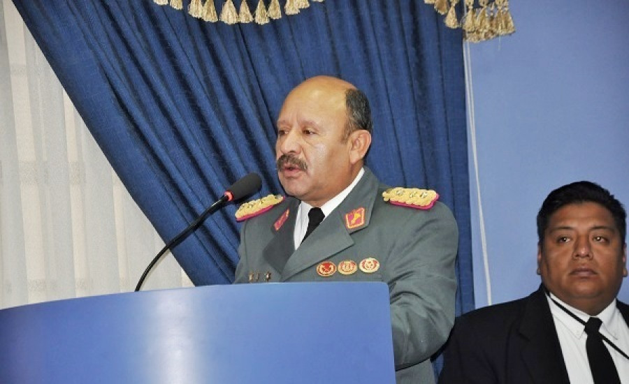General Carlos Antezana, nuevo secretario general del Consejo Supremo de Defensa de Bolivia. Foto: Ministerio de Defensa.