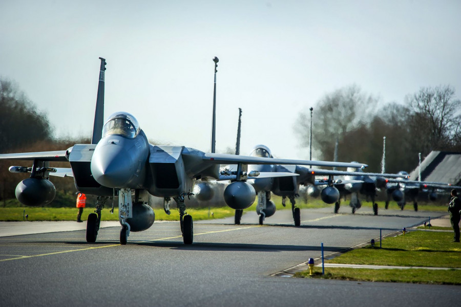 150420 caza avion f 15 departamento defensa EEUU