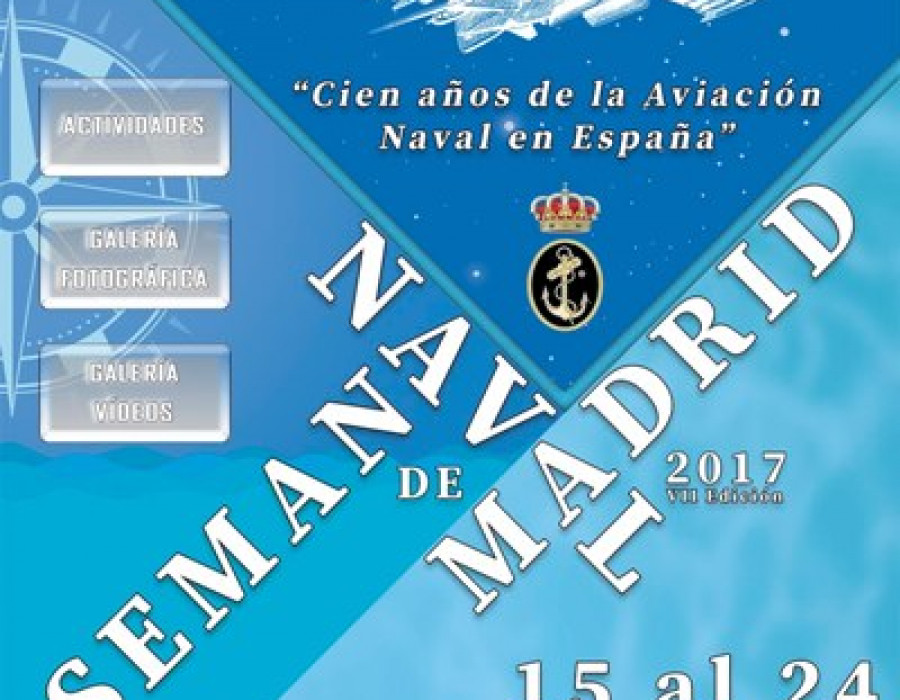 Cartel de la Semana Naval. Foto: Armada