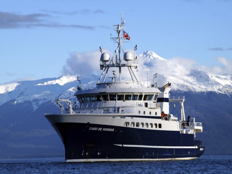 Buque de investigación científica Cabo de Hornos´. Foto: Armada de Chile.