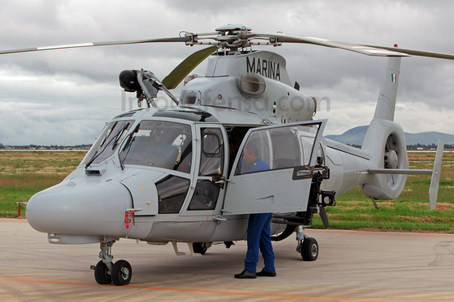Helicóptero Panther de la AARM. Foto Infodefensa.