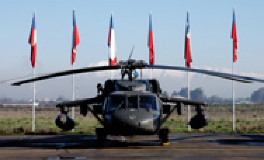 Helicóptero Black Hawk Fuerza Aérea de Chile