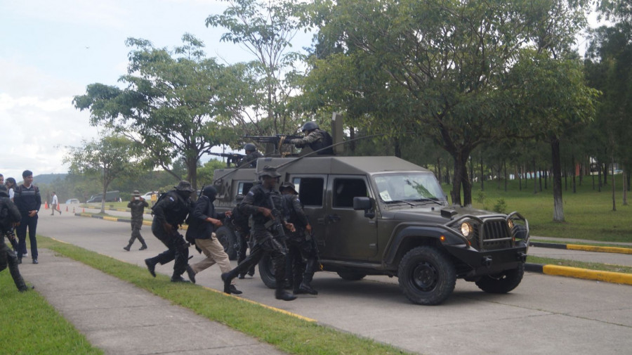 Infantes de marinas hondureños. Foto: Secretaría de Defensa de Honduras.