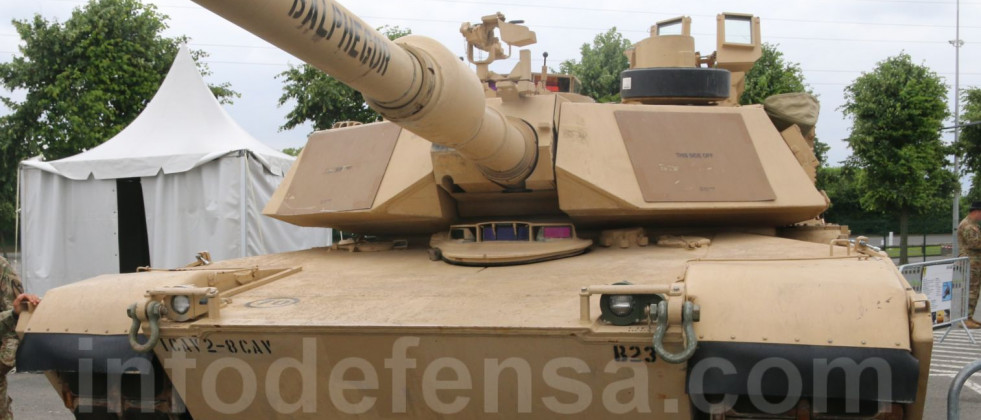 Carro de combate Abrams M1 estadounidense. Foto: Ginés Soriano Forte  Infodefensa.com