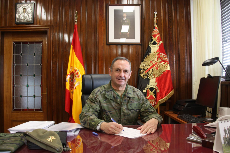 General de brigada Vicente Torres Vázquez, jefe del Mando de Artillería de Campaña del Ejército. Foto: MACA