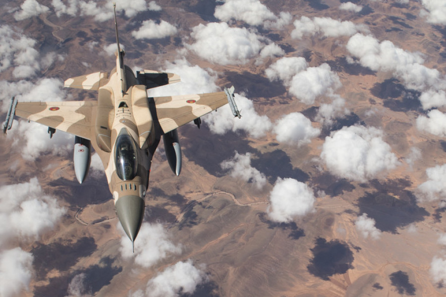 F-16 de la Real Fuerza Aérea de Marruecos. Foto: Usaf