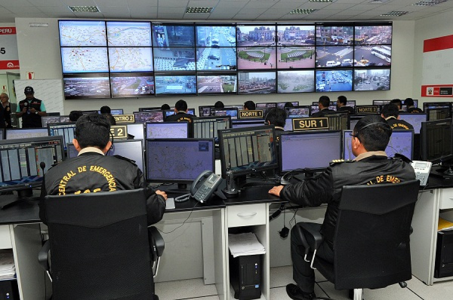 La Central de Emergencia 105 de la Policía Nacional del Perú. Foto: Ministerio del Interior del Perú