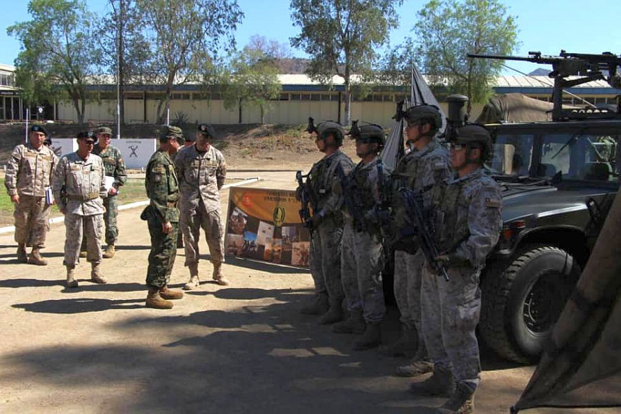 La unidad cuenta con armamento y equipos para diferentes tipos de misiones. Foto: Ejército de Chile