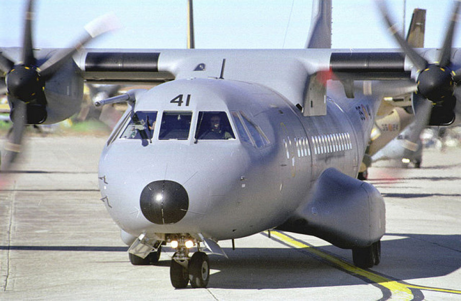 Avión de transporte C-295. Foto: Ejército del Aire