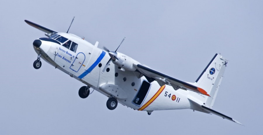 C-212, avión dedicado a la investigación en el INTA