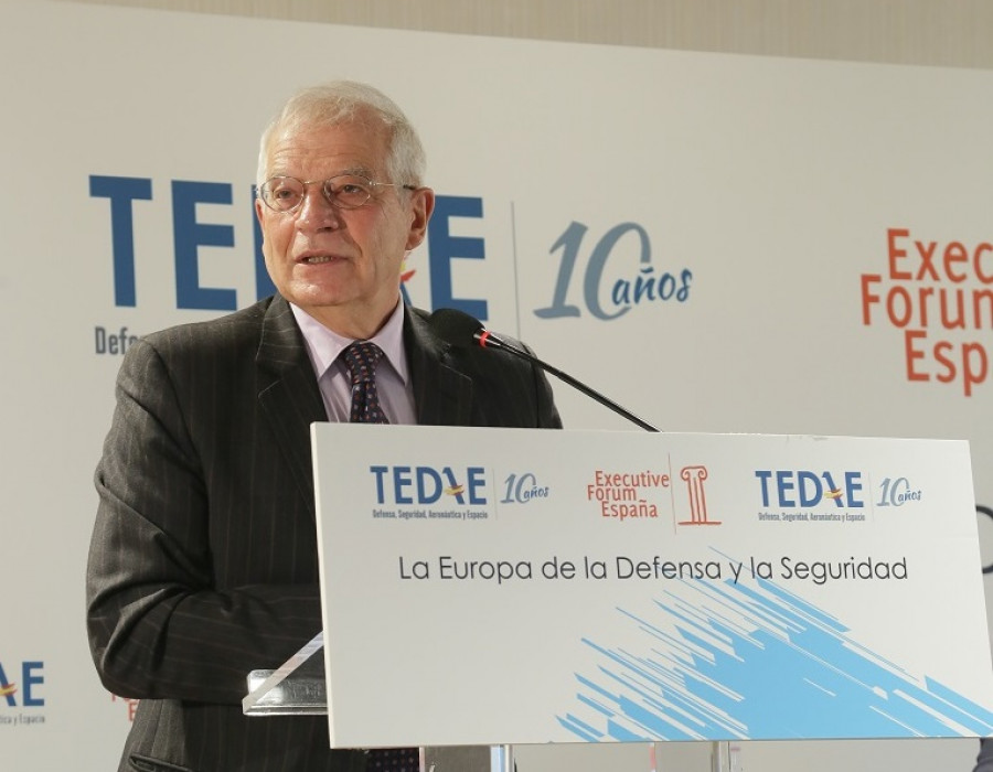 Borrell, ayer, durante su charla. Foto: TedaeExecutive Forum