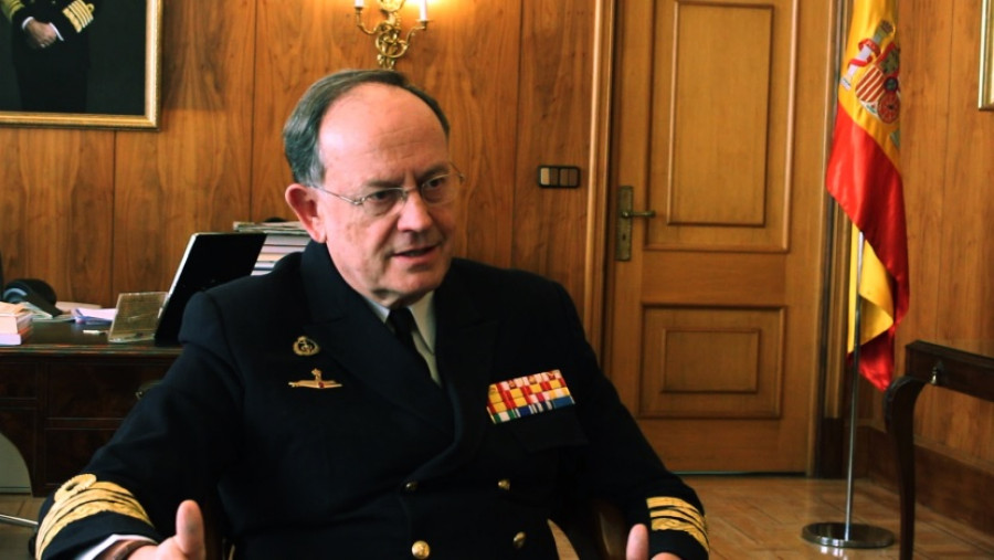 Almirante Urcelay, segundo Jefe del Estado Mayor de la Armada. Foto: Infodefensa.com