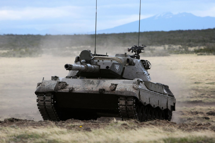Leopard 1V Grupo de Caballeria Blindada Dragones Ejercito de Chile