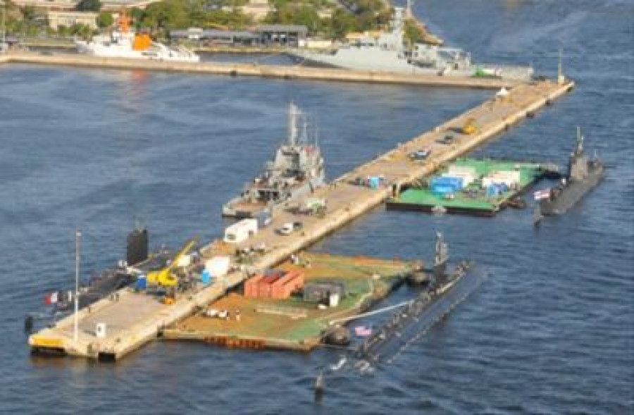 140808 surbmarino nuclear base naval muelle marina brasil