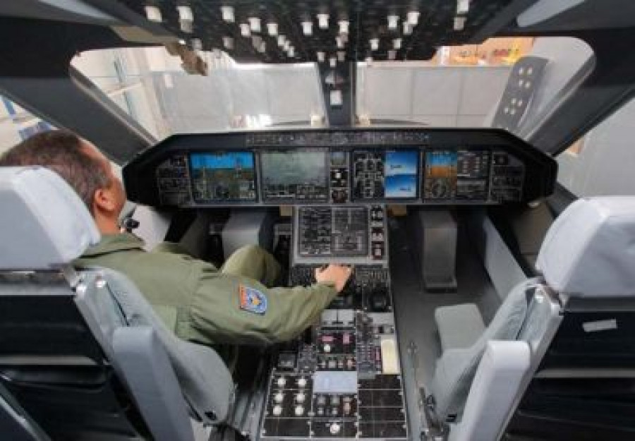 140902 kc 390 cabina avion pro line fusion rockwell collins fuerza aerea brasil