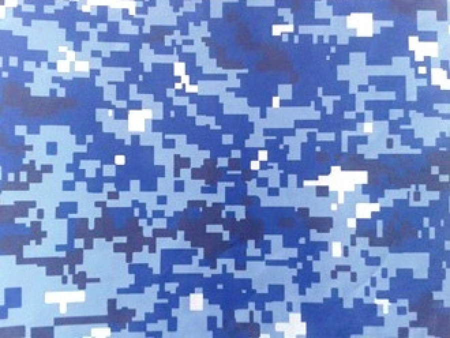 Blue pixelado