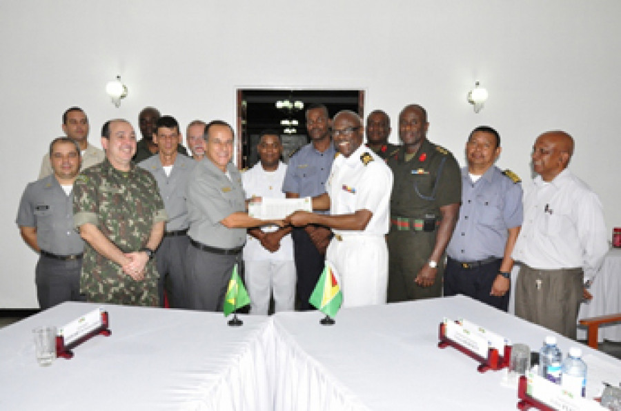 Brazilian Navy Guyana Coast Guard GDF