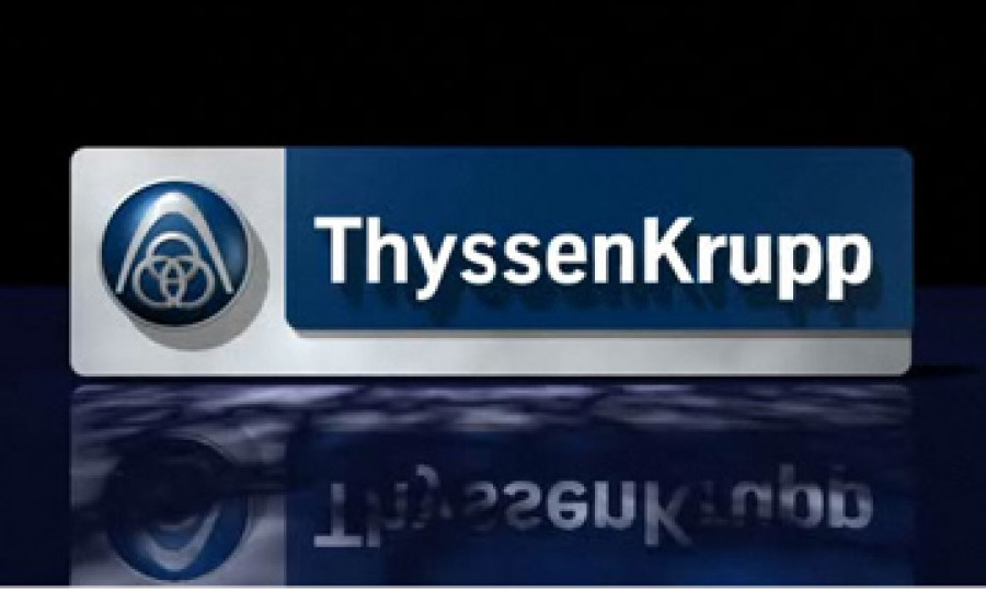 Thyssenkrupp brand logo
