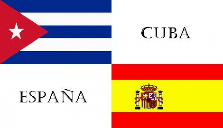 Espana cuba bandera