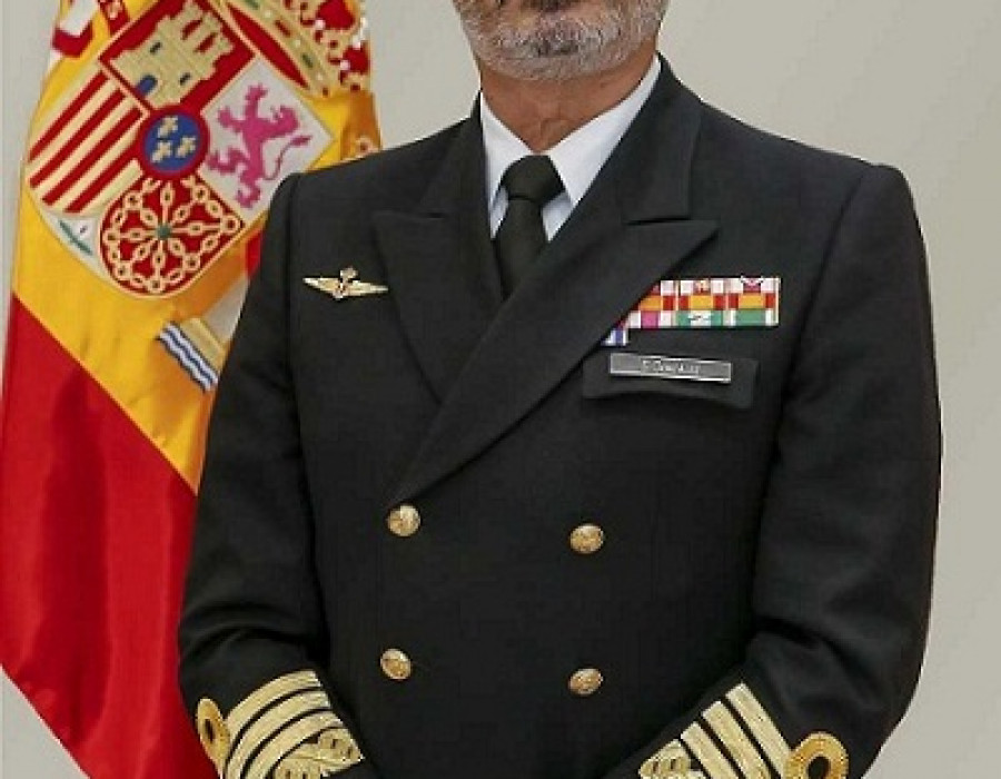 Almirante Santiago Ramón González Gómez. Foto: Ministerio de Defensa