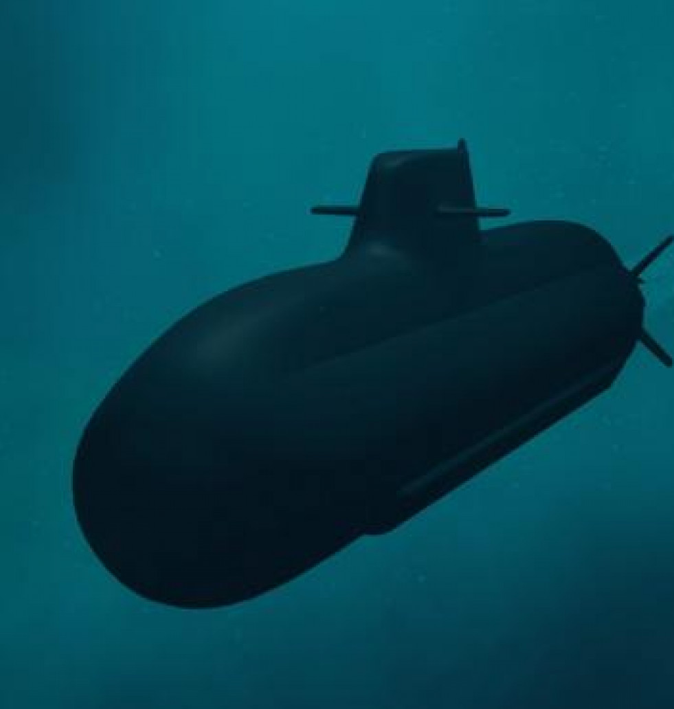 Futuro submarino U212NFS. Imagen Fincantieri