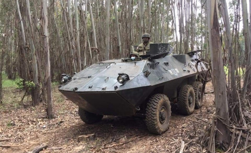 Mowag Piraña 6x6 de Carabineros de Chile foto JDN Araucanía