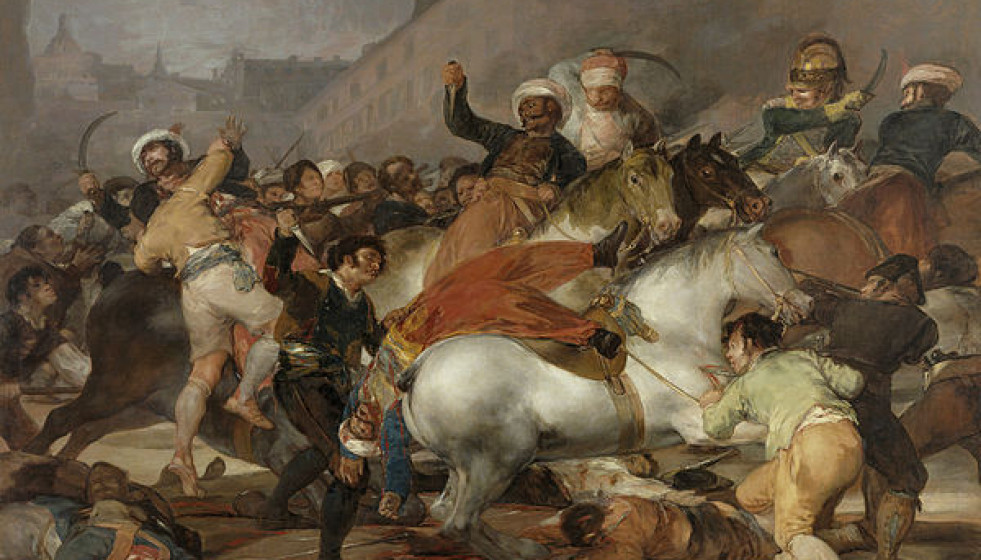 Carga de los mamelucos, Goya