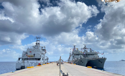 Armada de México en conjuto con Belice desarrollan Tradewinds 2022