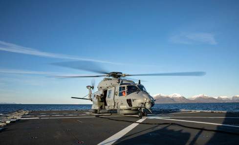 Helicóptero NH90 noruego. Foto Ministerio de Defensa de Noruega