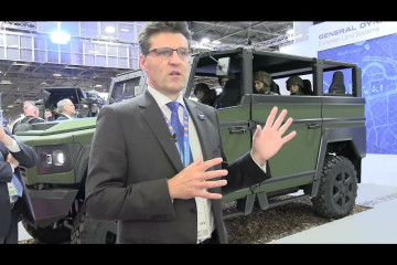 Presentación en Eurosatory de Merlín, el nuevo vehículo táctico ligero 4x4 de GDELS