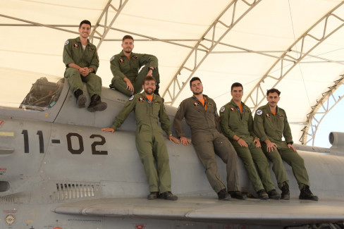 Piloto ejercito del aire eurofighter