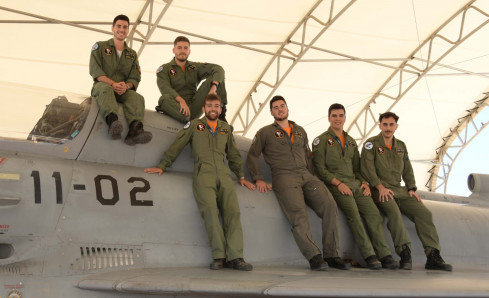 Piloto ejercito del aire eurofighter