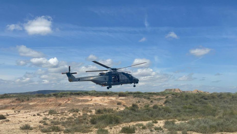 Helicoptero NH90 de ejército del aire