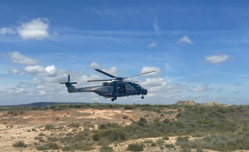 Helicoptero NH90 de ejército del aire