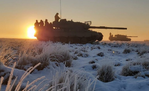 Tanques Leopard 1V V División Foto Ejército de Chile