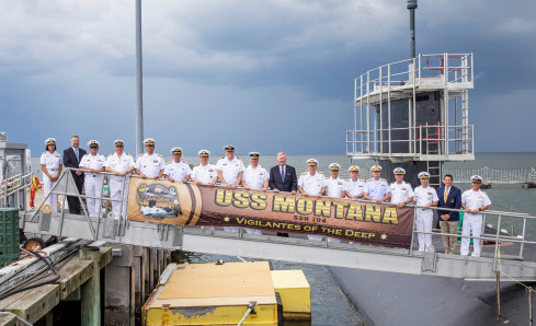 Scota 2022 visita a submarino USS Montana Foto Armada de Estados Unidos
