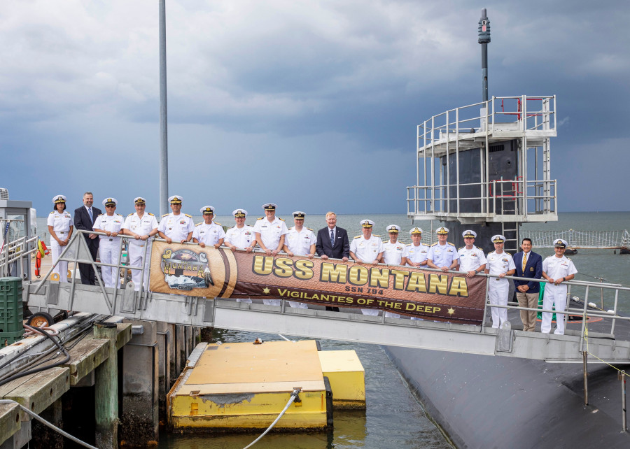 Scota 2022 visita a submarino USS Montana Foto Armada de Estados Unidos