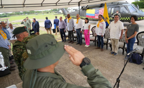 BlackHawk donados por EEUU 2. Foto imagen Policía Colombiana