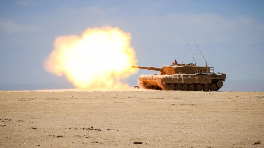 Tanque Leopard 2A4 Fuerza Terrestre Foto Ejército de Chile