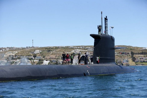 Submarino O´Higgins en Coquimbo Foto Lautaro Carmona Diario El Día de La Serena