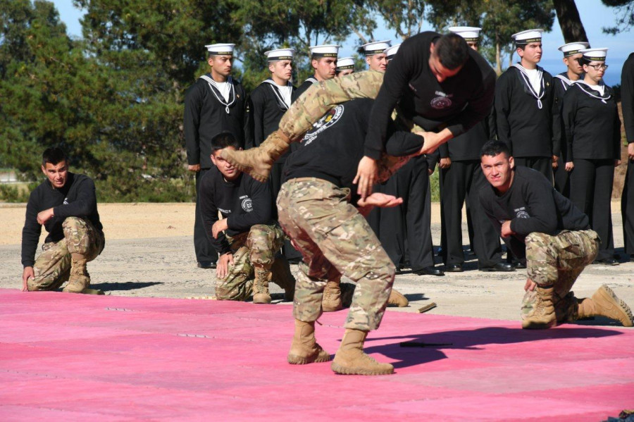 Curso de capacitación Instructor de Combate Cuerpo a Cuerpo Foto Armada de Chile