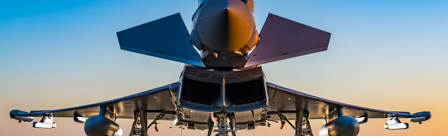 Avión de combate Eurofighter. Foto BAE Systems