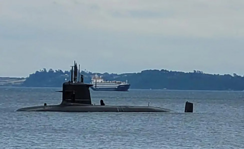 Submarino OHiggins en Puerto Montt