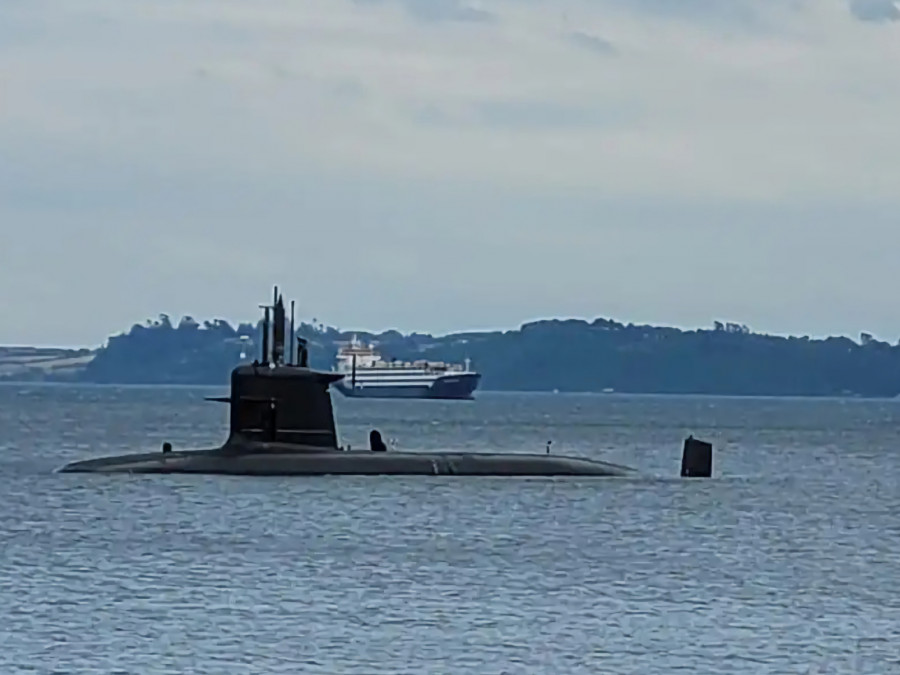 Submarino OHiggins en Puerto Montt