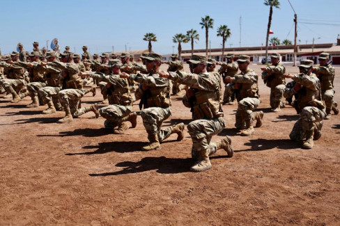 Ceremonia de graduación del curso de explorador de combate Foto Ejército de Chile
