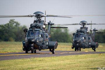 Helicópteros H225M húngaros. Foto. Ministerio de Defensa de Hungría