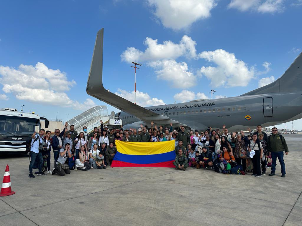 Repatriacion Colombianos 1. Foto FAC