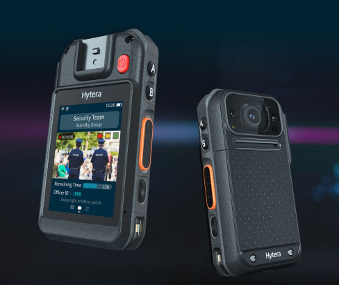 Cámara corporal VM750D Firma Hytera