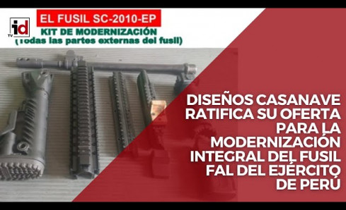 Diseños Casanave ratifica su oferta para la modernización del fusil FAL del Ejército de Perú